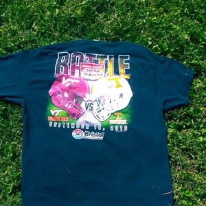 Virginia tech vs Tennessee promo game shirt